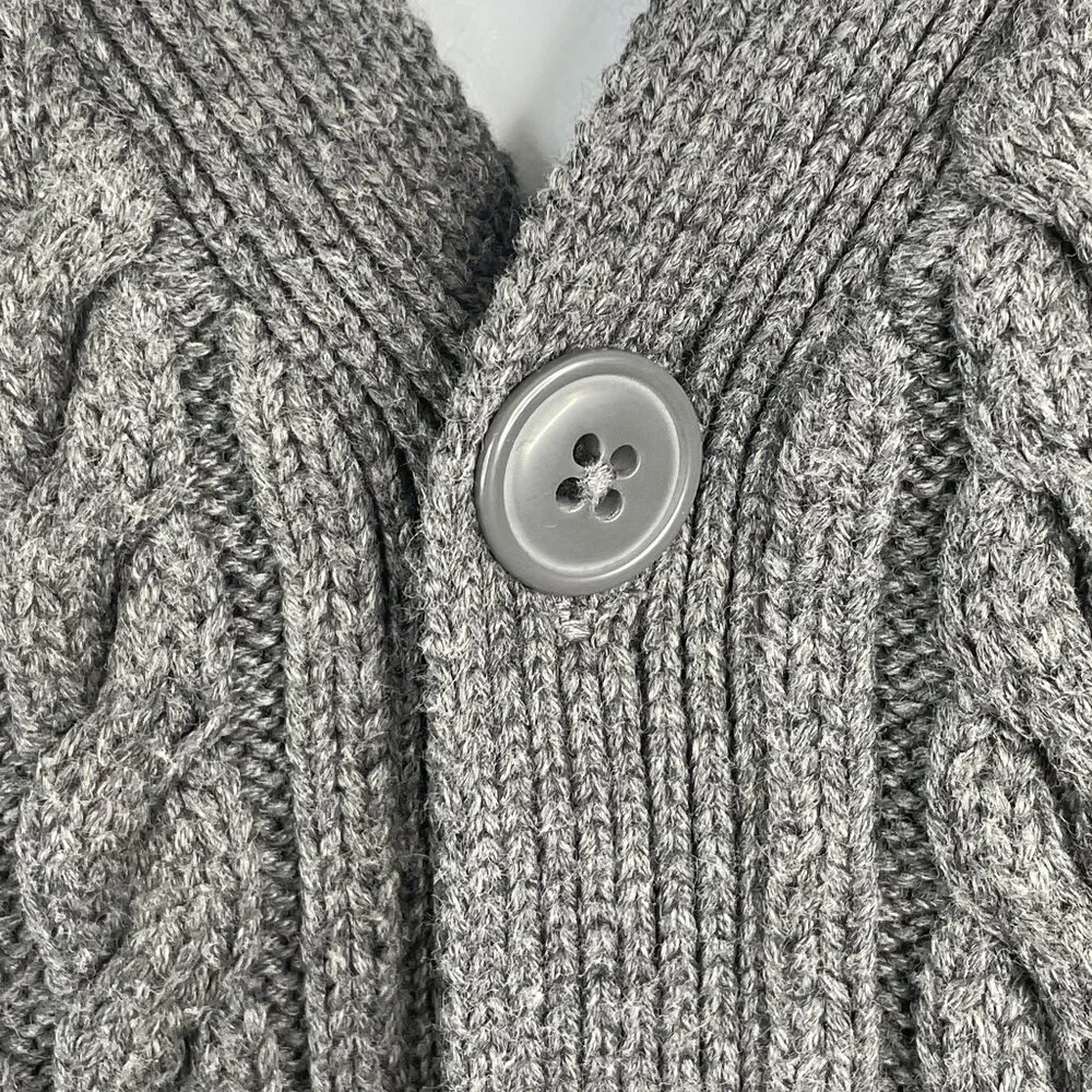 Vintage Heritage Preppy Cable Knit Sweater Vest XLarge Chunky Old Money Indie